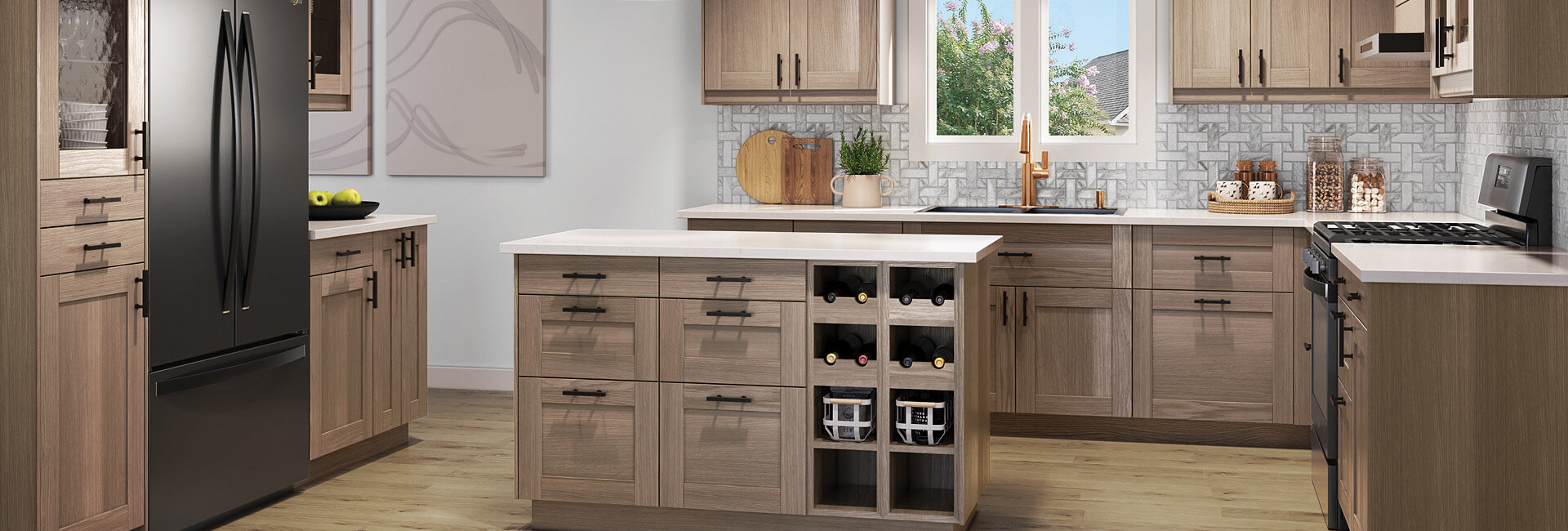 Malmo White Oak Kitchen Scene
