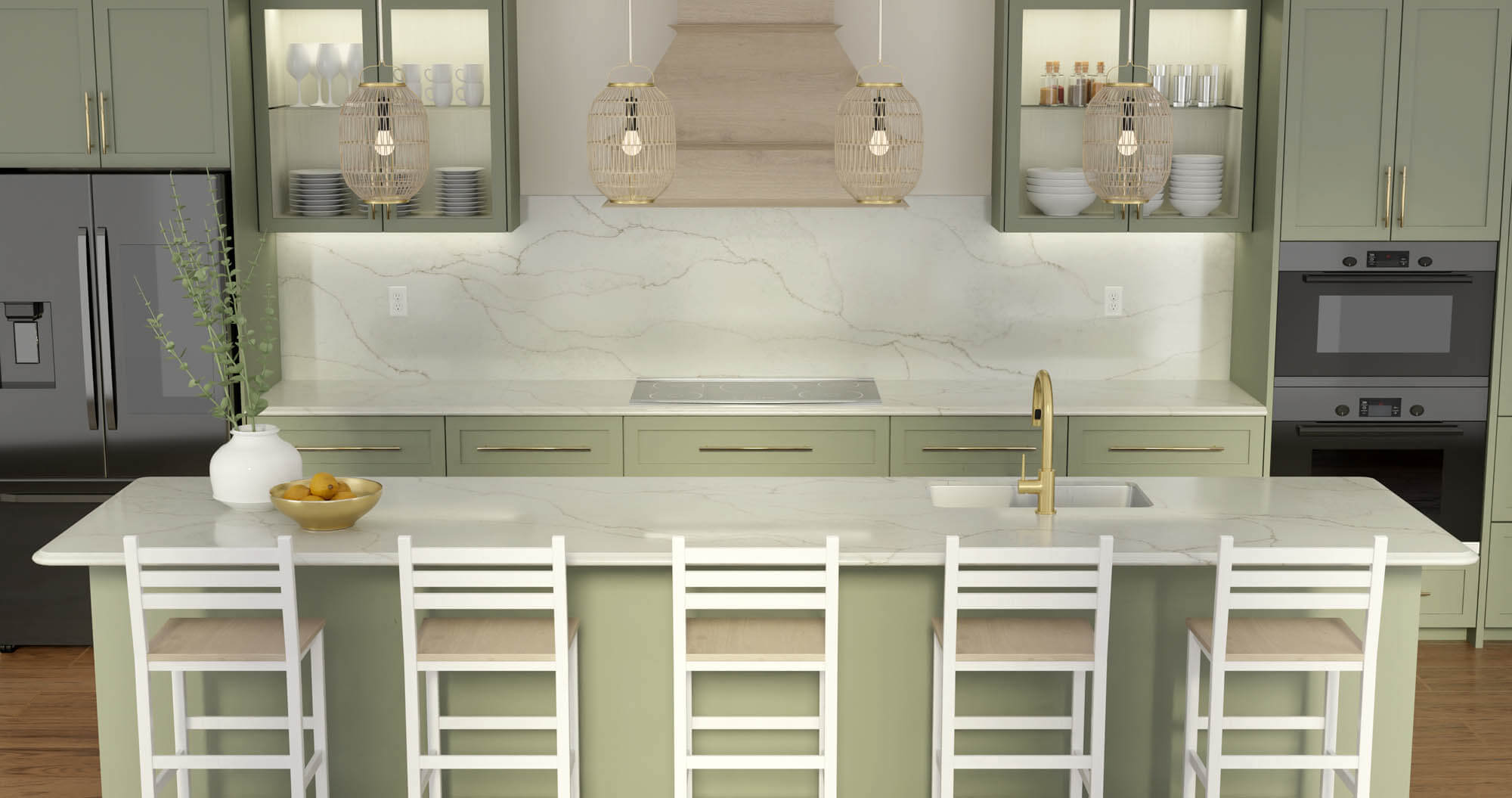 Calacatta Shores Scene