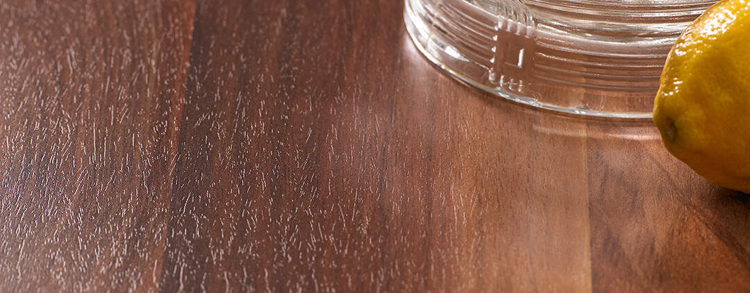 Wide Planked Walnut Laminte Countertop