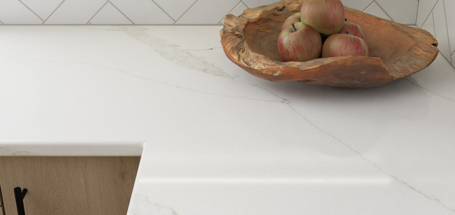 Calacatta Sands Quartz Countertop