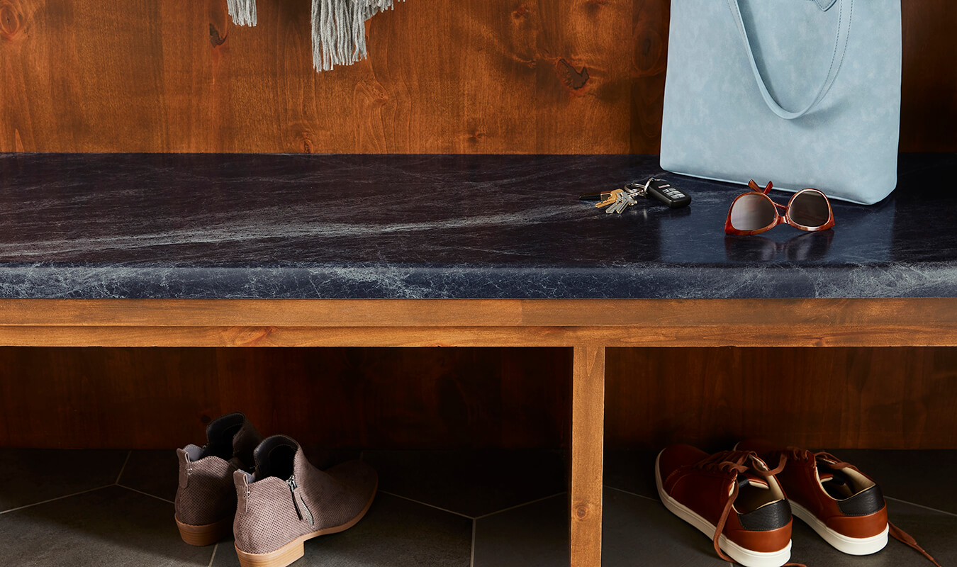 Jet Sequoia Laminate Sheet Entry Bench