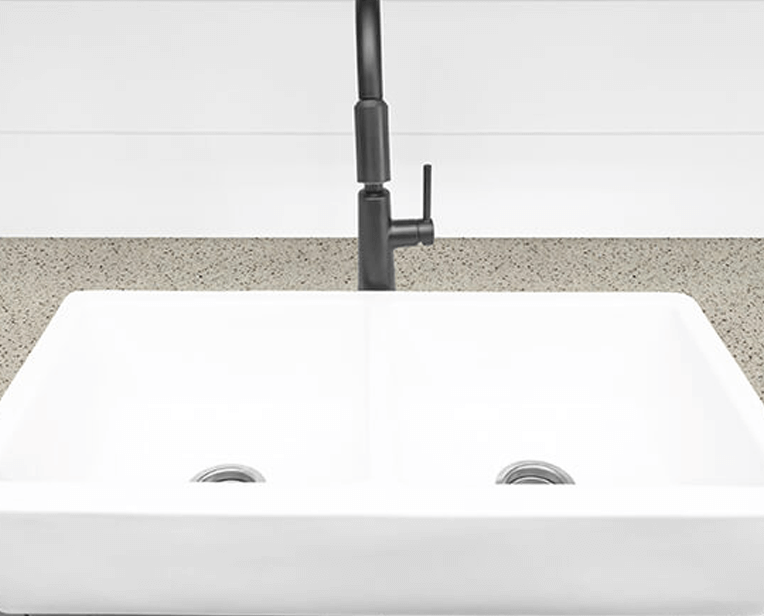 Solid Surface Boulder Drift Countertop